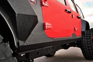 Jeep Wrangler JKU Body Armor Cladding - Rugged Ridge - XHD Armor Cladding - Textured Black - `07-`18 Jeep Wrangler JKU Body Armor Cladding - Rugged Ridge - XHD Armor Cladding - Textured Black - `07-`18